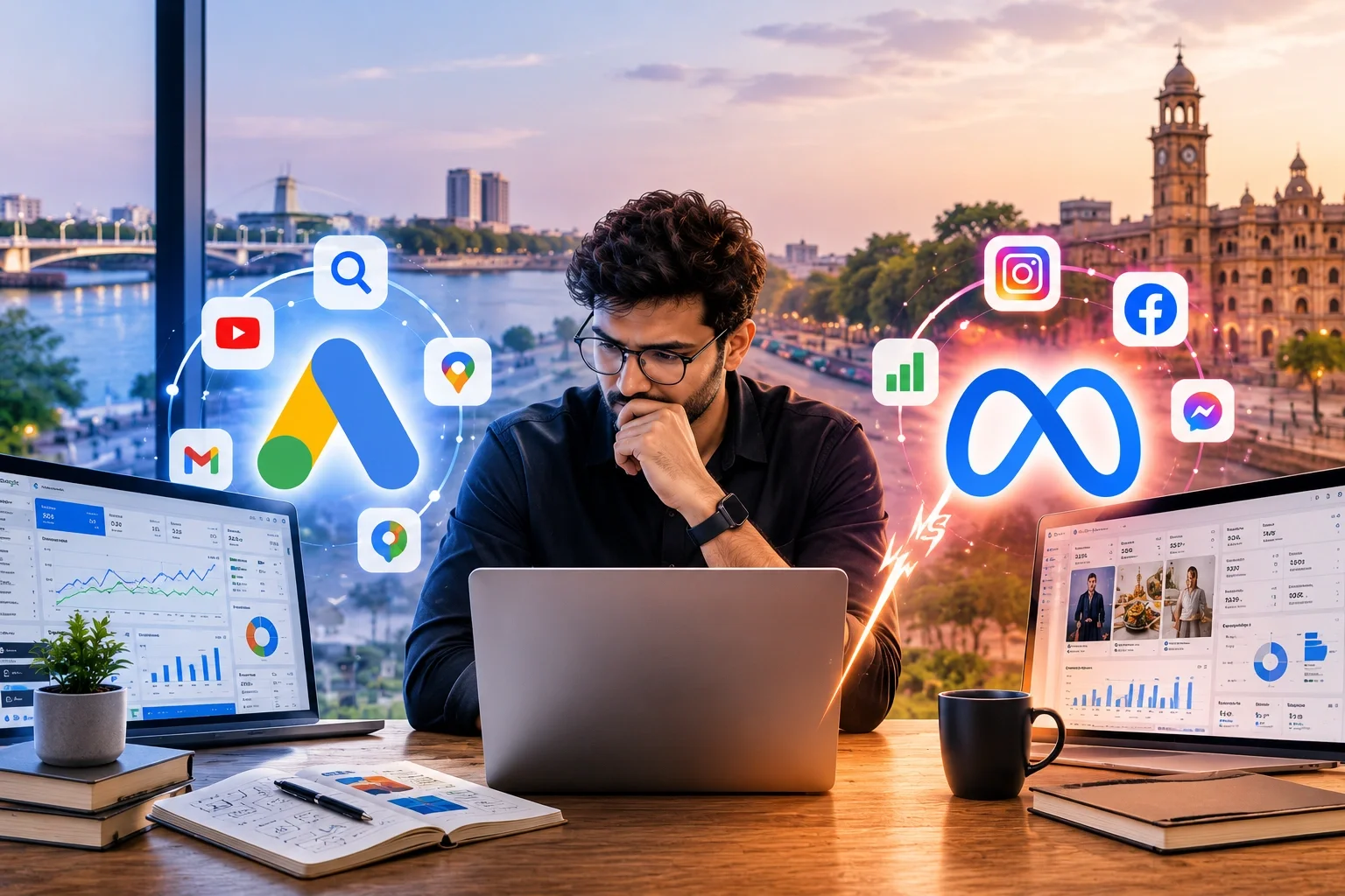 Google Ads vs Meta Ads: Which Is Better for Ahmedabad Businesses?