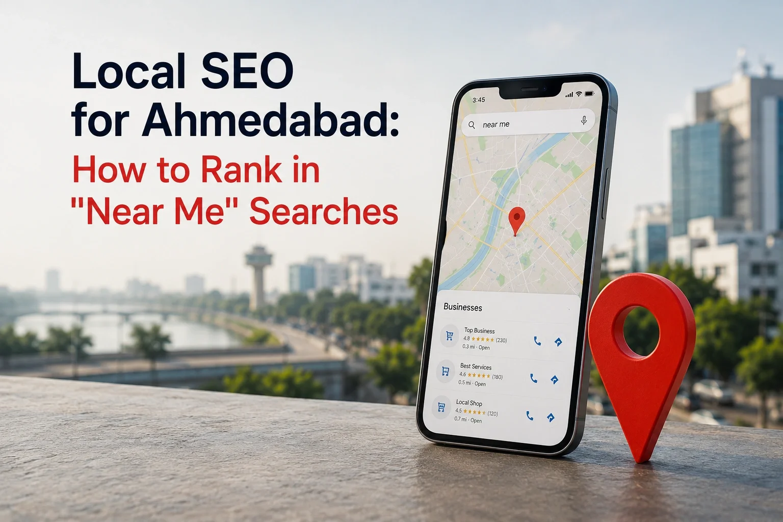 Local SEO for Ahmedabad: How to Rank in "Near Me" Searches