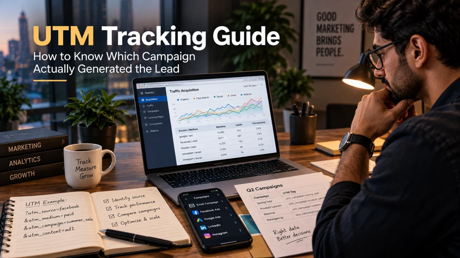 UTM Tracking Guide: How to Know Which Campaign Actually Generated the Lead