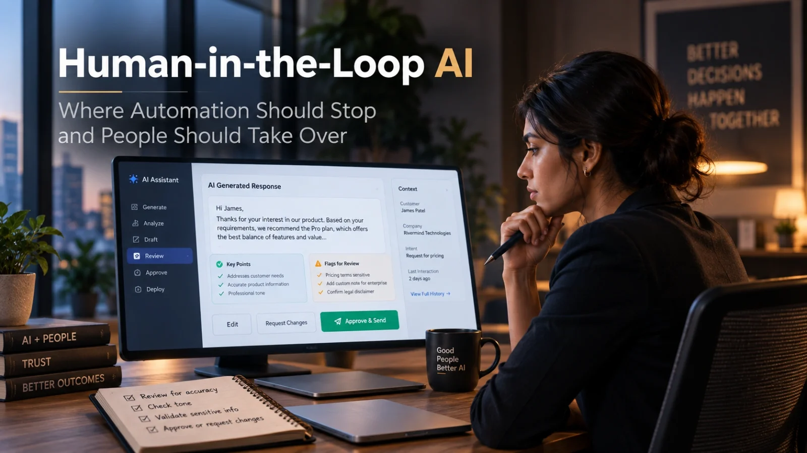 Human-in-the-Loop AI: Where Automation Should Stop and People Should Take Over