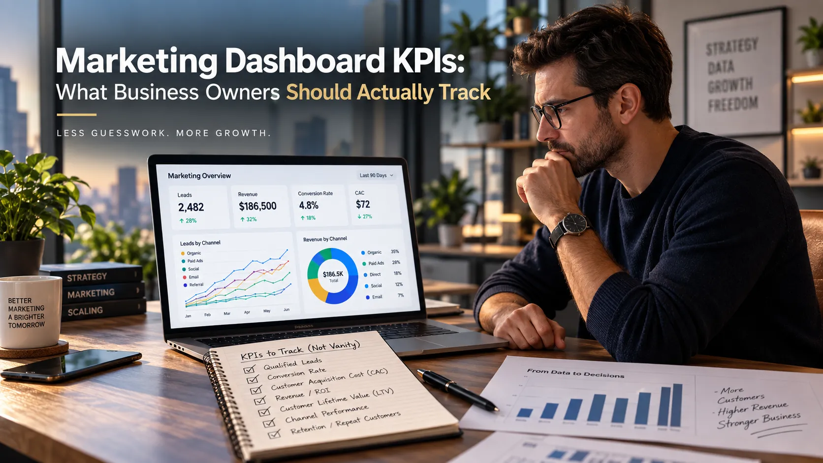 Marketing Dashboard KPIs: What Business Owners Should Actually Track