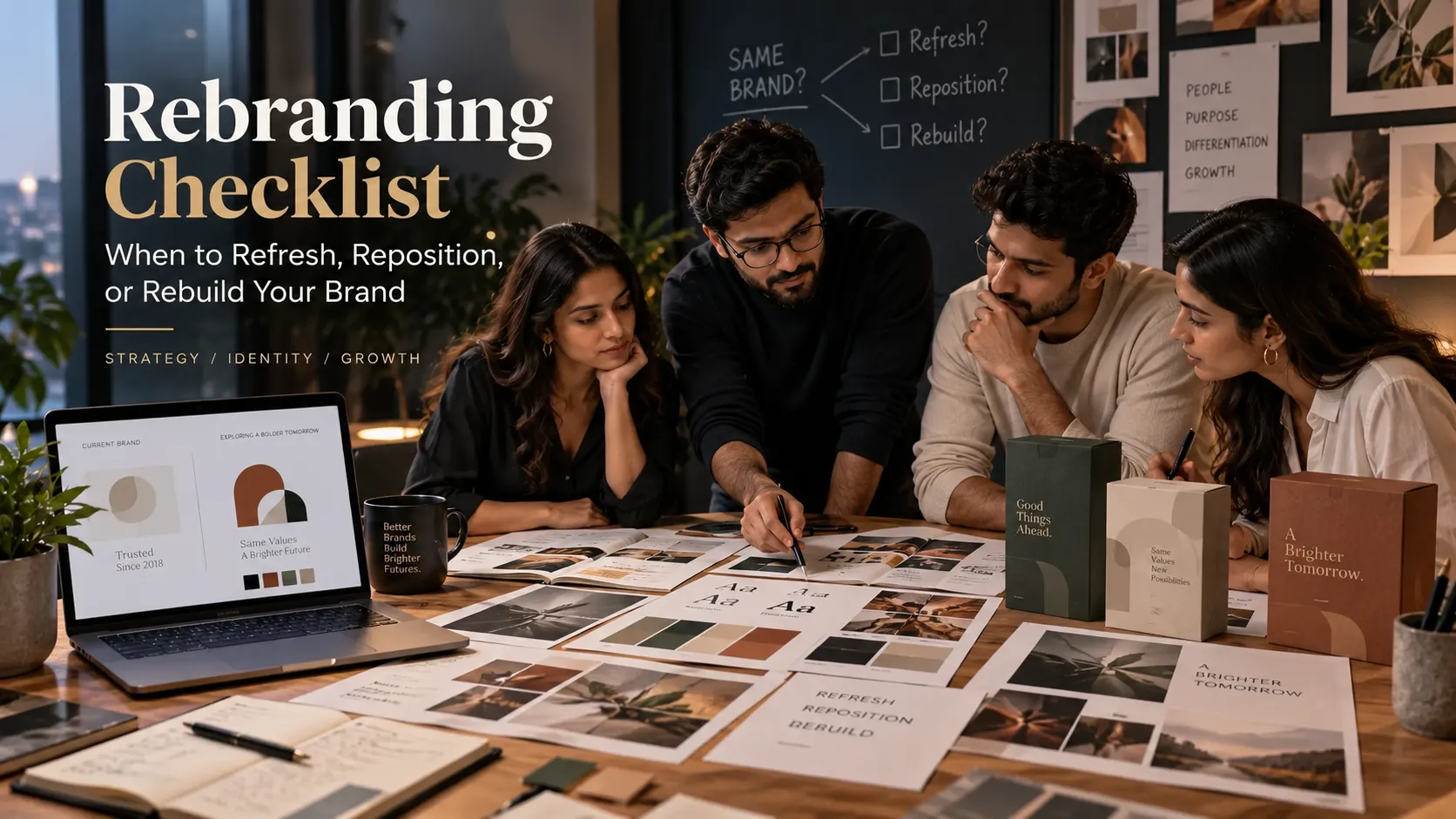 Rebranding Checklist: When to Refresh, Reposition, or Rebuild Your Brand